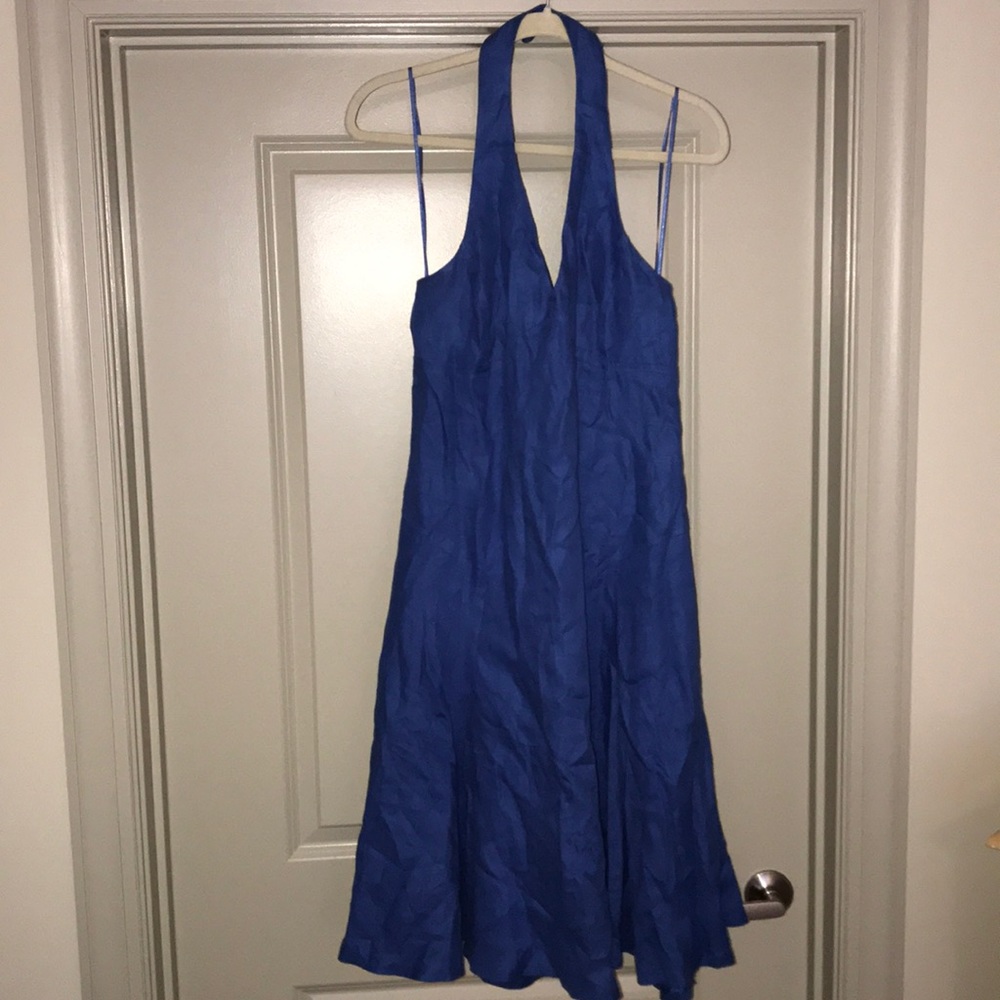 🚨LAST CALL🚨Ralph Lauren Blue Halter Dress